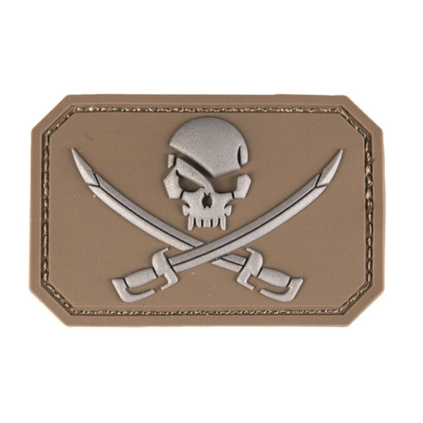 Patch Skull w/ Swords COYOTE