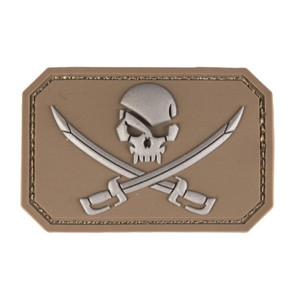 Patch Skull w/Swords COYOTE