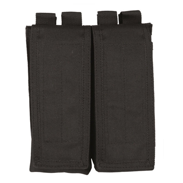 Doppelmagazinhalter mit Klappe BLACK