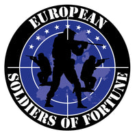 PVC-Namensschild EUROPEAN SOLDIERS OF FORTUNE