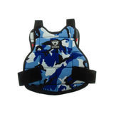 Reversible bib for children RED/BLUE CAMO