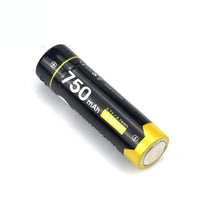 14500 - 750 mAh rechargeable battery (integrated charger)