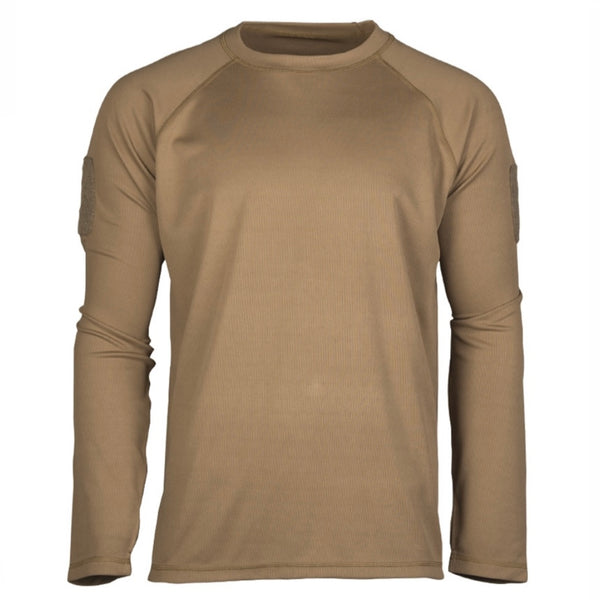 Taktisches Langarm-T-Shirt OLIVE GREEN