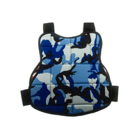 Reversible bib for children RED/BLUE CAMO